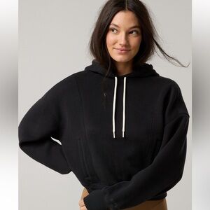 NWT Aerie Black Hoodie Sweatshirt for Women size Medium